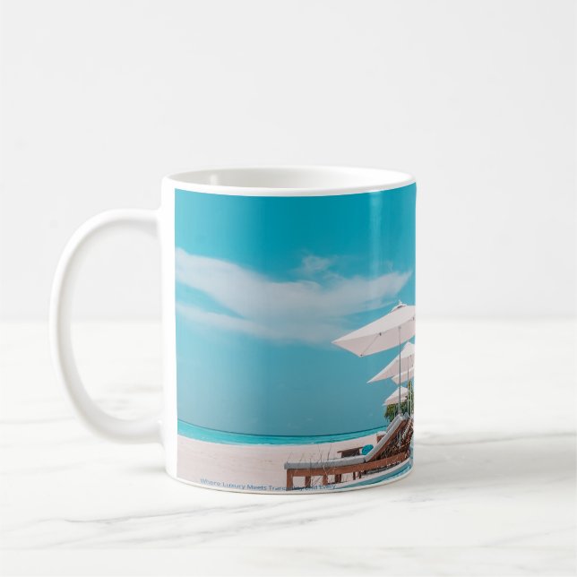 Author Book Launch | Custom Promotional Branding Coffee Mug (Left)