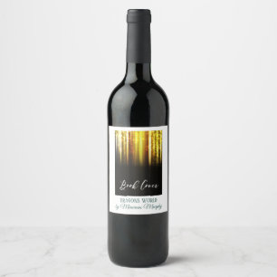 Author Book Launch Party - Book Cover Wine Label
