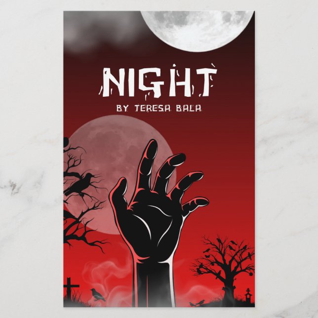 Author Book Launch Promotional Cover Flyer Design (Front)