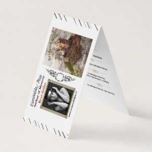 Author Book Signing Ornate Foam Boards Business Card