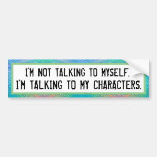 Author bumper sticker