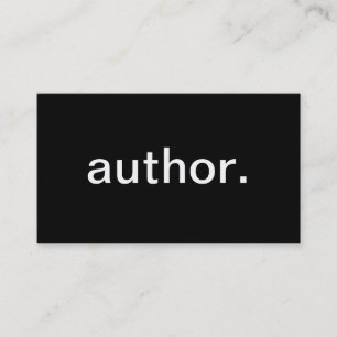 Author Business Card
