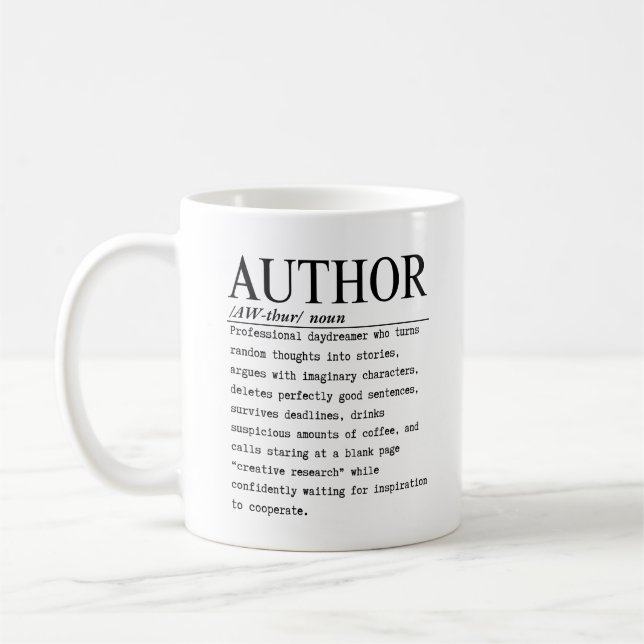 Author Coffee Mug (Left)