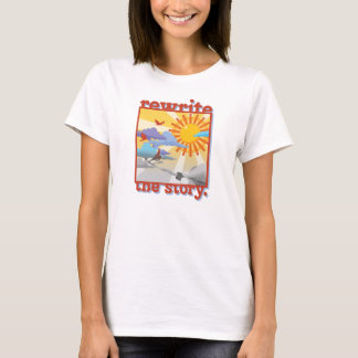 "Author" Flowy Crop T-Shirt