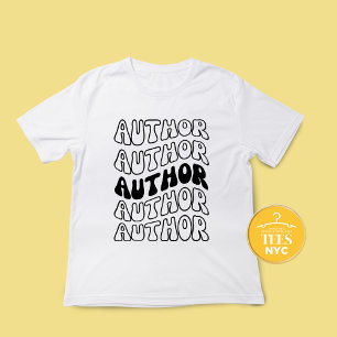 Author Groovy Style Retro  T-Shirt