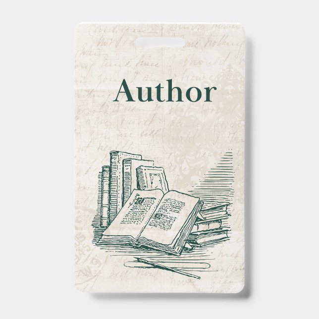 Author ID tag Badge (Front)