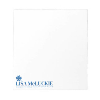 Author Lisa McLuckie Notepad