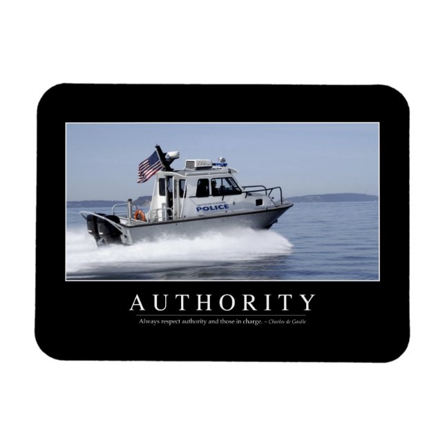 Authority: Inspirational Quote Magnet (Horizontal)