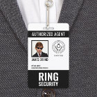 Authorized Agent Ring Bearer Security Badge