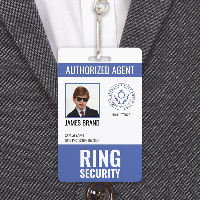 Authorized Agent Ring Bearer Security Badge (Creator Uploaded)