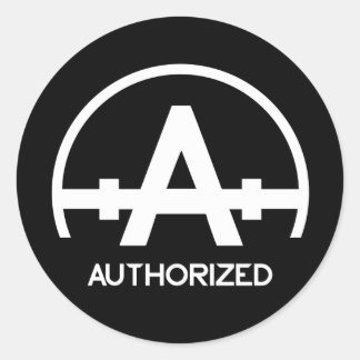 Authorized Apparel Logo Sticker