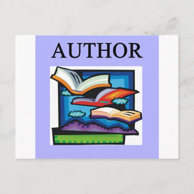 AUTHORS and writers Postcard (Front)