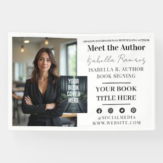 Author's Book Signing & Launch Event Promotion Banner