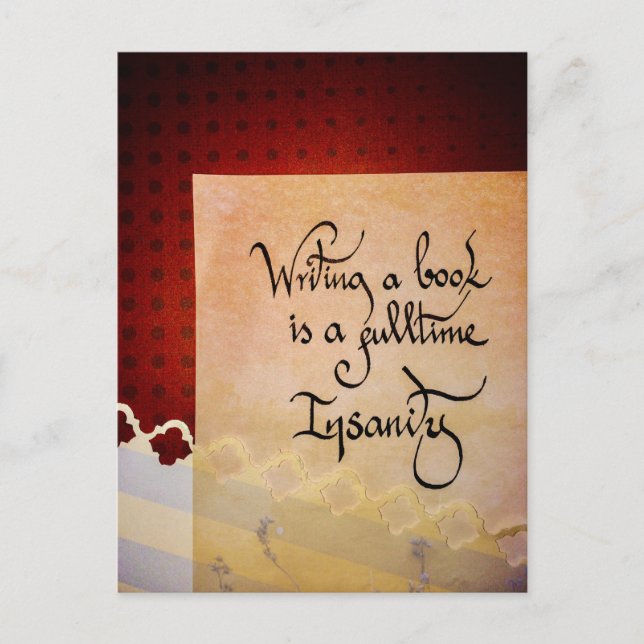 Authors CREED manifesto  Postcard (Front)