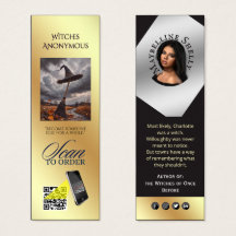 Author's Promotional Rose Gold Bookmarks