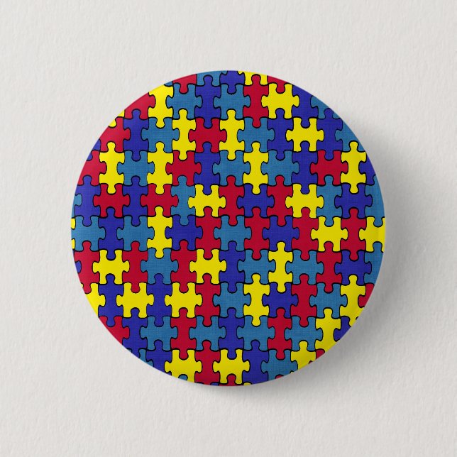 Autism 2 Inch Round Button (Front)