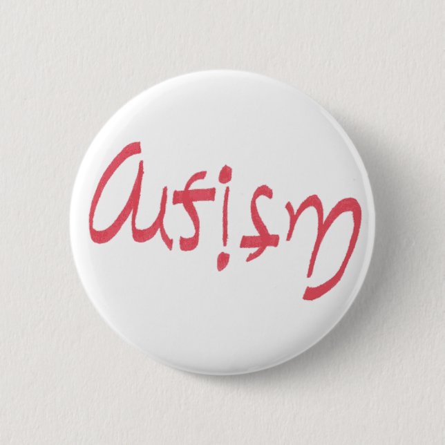 Autism 2 Inch Round Button (Front)