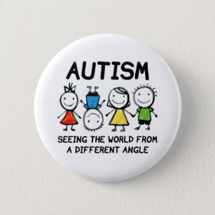 Autism 2 Inch Round Button
