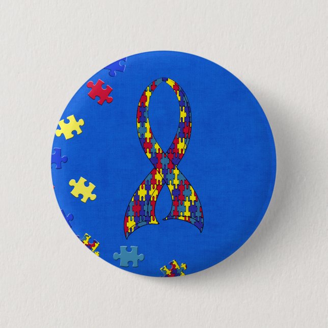 Autism 2 Inch Round Button (Front)