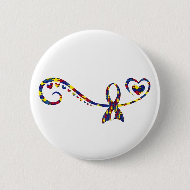 Autism 2 Inch Round Button (Front)