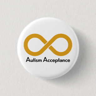 Autism Acceptance 1 Inch Round Button