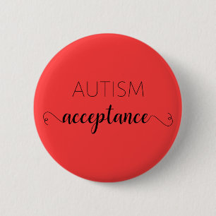 Autism Acceptance 2 Inch Round Button