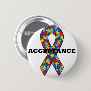 Autism Acceptance 2 Inch Round Button
