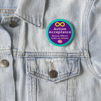 Autism Acceptance 2 Inch Round Button