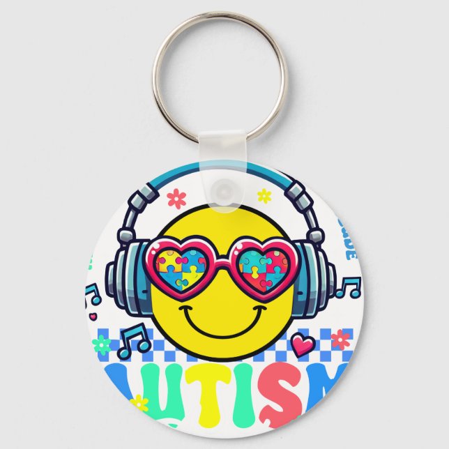 autism acceptance (2 keychain (Front)