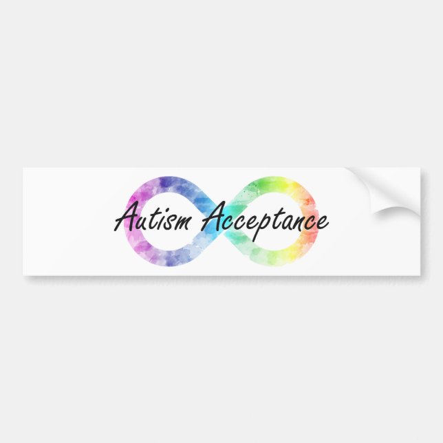 Autism Acceptance  Bumper Sticker (Front)