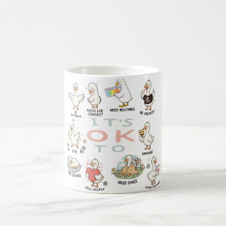 Autism Acceptance Goose | It’s OK To Be Different Coffee Mug