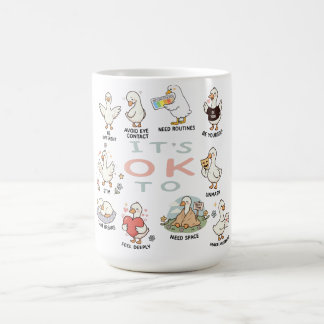 Autism Acceptance Goose | It’s OK To Be Different Coffee Mug