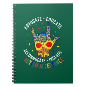 Autism Acceptance ILY Hand Sign – Neurodiversity Notebook
