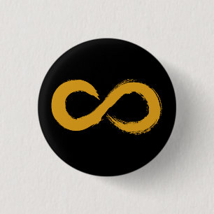 Autism Acceptance Infinity 1 Inch Round Button