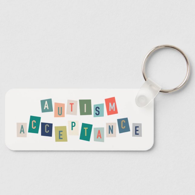 Autism Acceptance Keychain (Front)