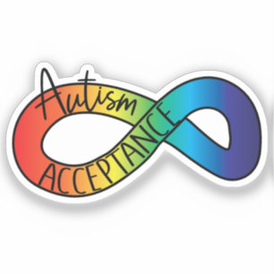 Autism Acceptance Neurodiversity Awareness Rainbow