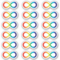 Autism Acceptance Rainbow Infinity Symbol Pack