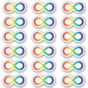 Autism Acceptance Rainbow Infinity Symbol Pack