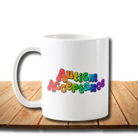 Autism Acceptance Rainbow Typography