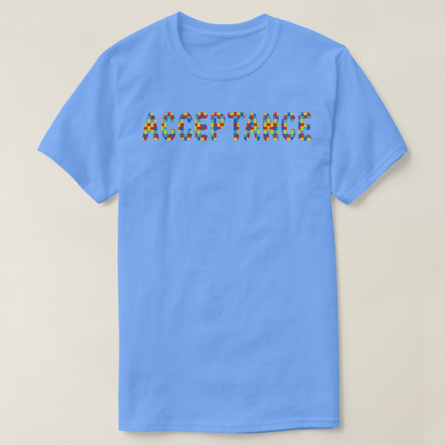 autism Acceptance s T-Shirt (Design Front)