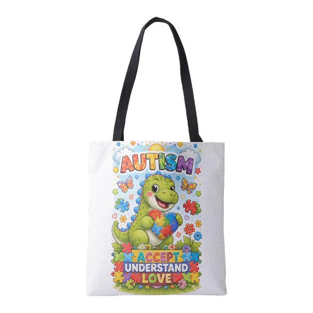 Autism Acceptance Shopping reusable tote bag (Autism Acceptance Shopping reusable tote bag)
