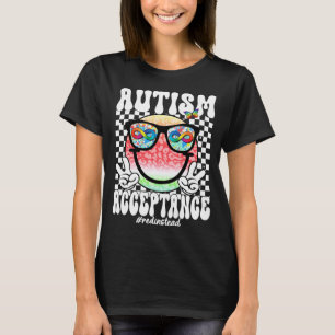 autism acceptance smiley (2 T-Shirt