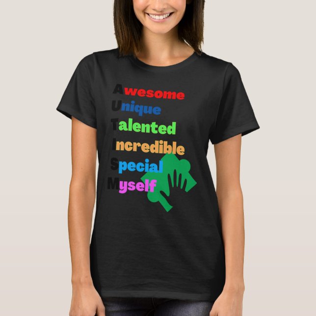Autism Acronym T-Shirt (Front)