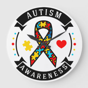 Autism Acrylic Wall Clock