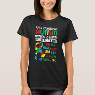 Autism Adhd Tee April Is National Autism Awarene