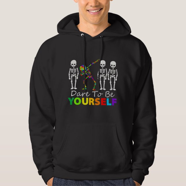 Autism affects the ones we love: our sons, daughte hoodie (Front)