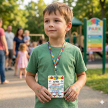 Autism Alert Nonverbal Autistic Contact Badge