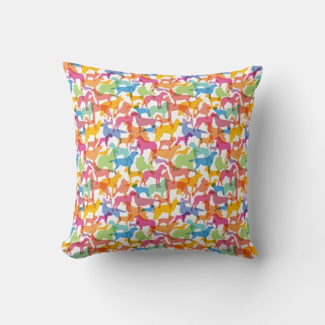 Autism - All different all equal  Throw Pillow (Front)