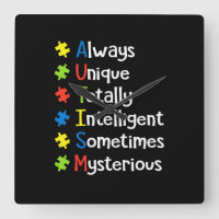 Autism Always Unique Totally Intelligent Sometimes