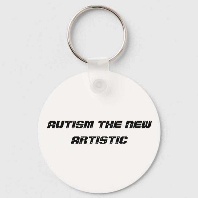 autism artistic keychain (Front)